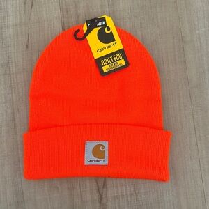 Carhartt Neon Orange Knit Hat